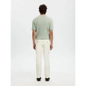 Selected Homme Mattis Cable Knit Polo Shirt